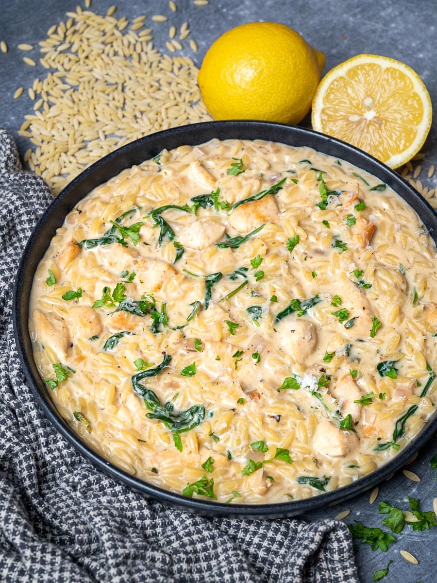 Creamy Chicken Orzo