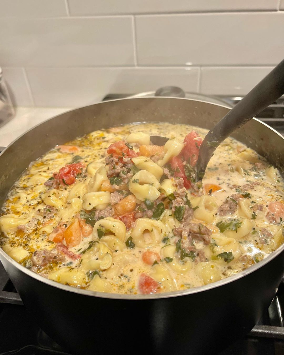 Instant Pot Tortellini Soup With Sausage