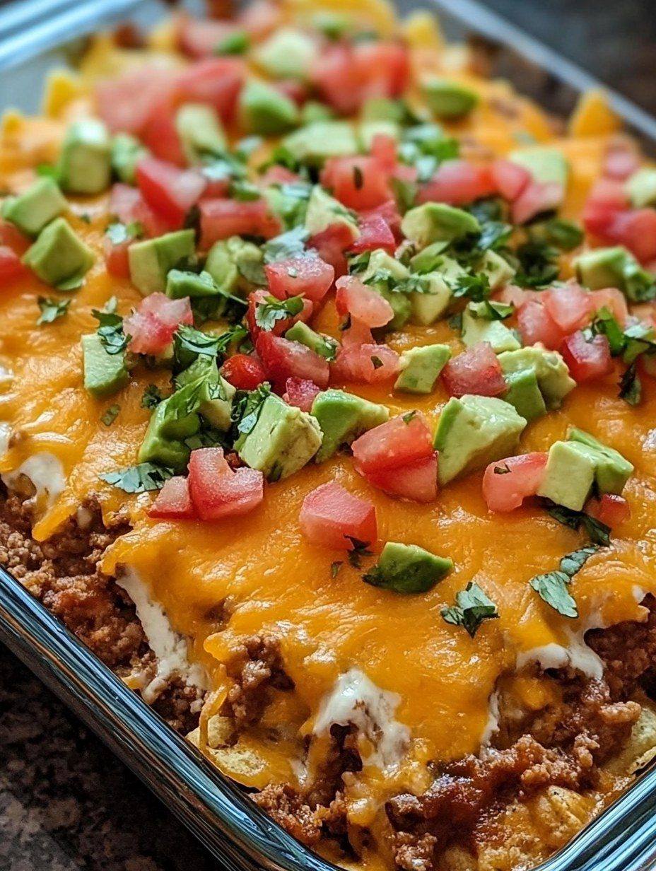 Walking Taco Casserole