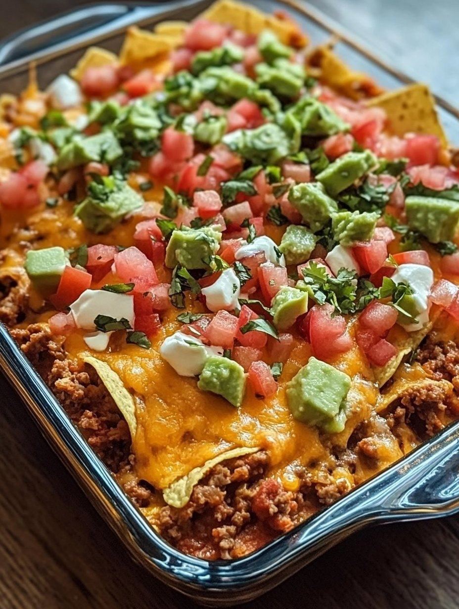 Walking Taco Casserole