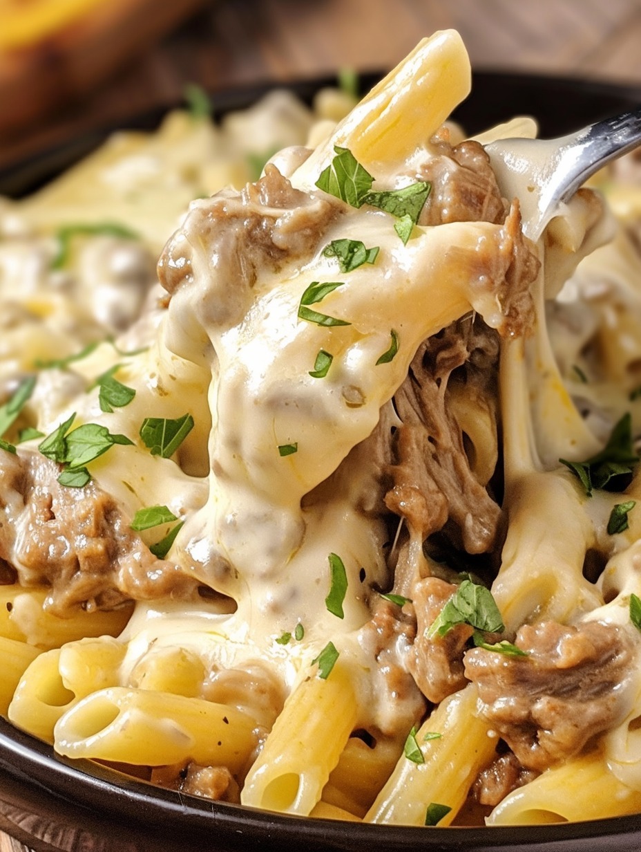 Philly Cheesesteak Pasta