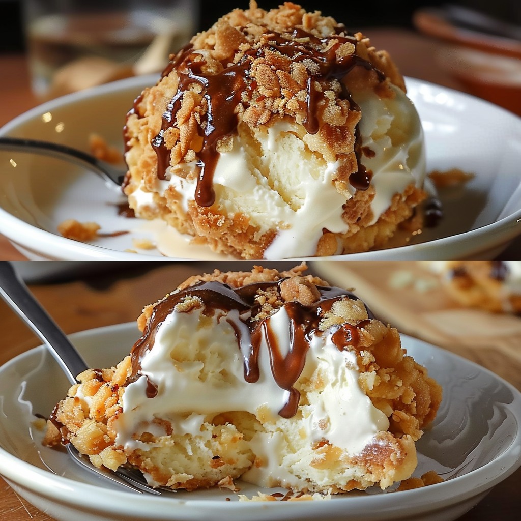 Fried ice cream