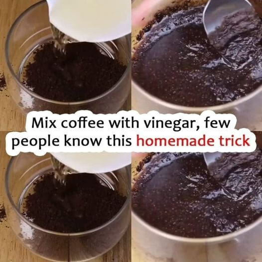 Mixing coffee and vinegar is a popular practice among many women