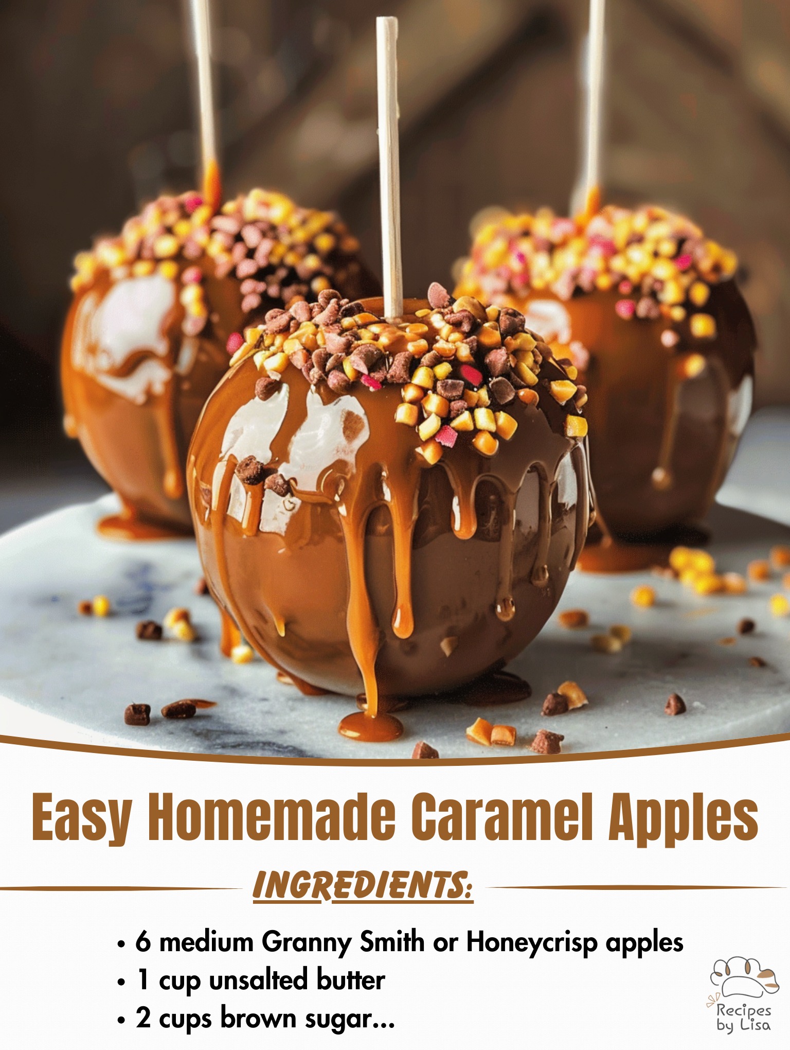  Easy Homemade Caramel Apples 