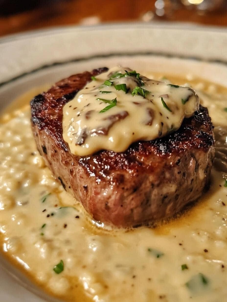 LE CELLIER FILET MIGNON WITH WHITE TRUFFLE BUTTER SAUCE