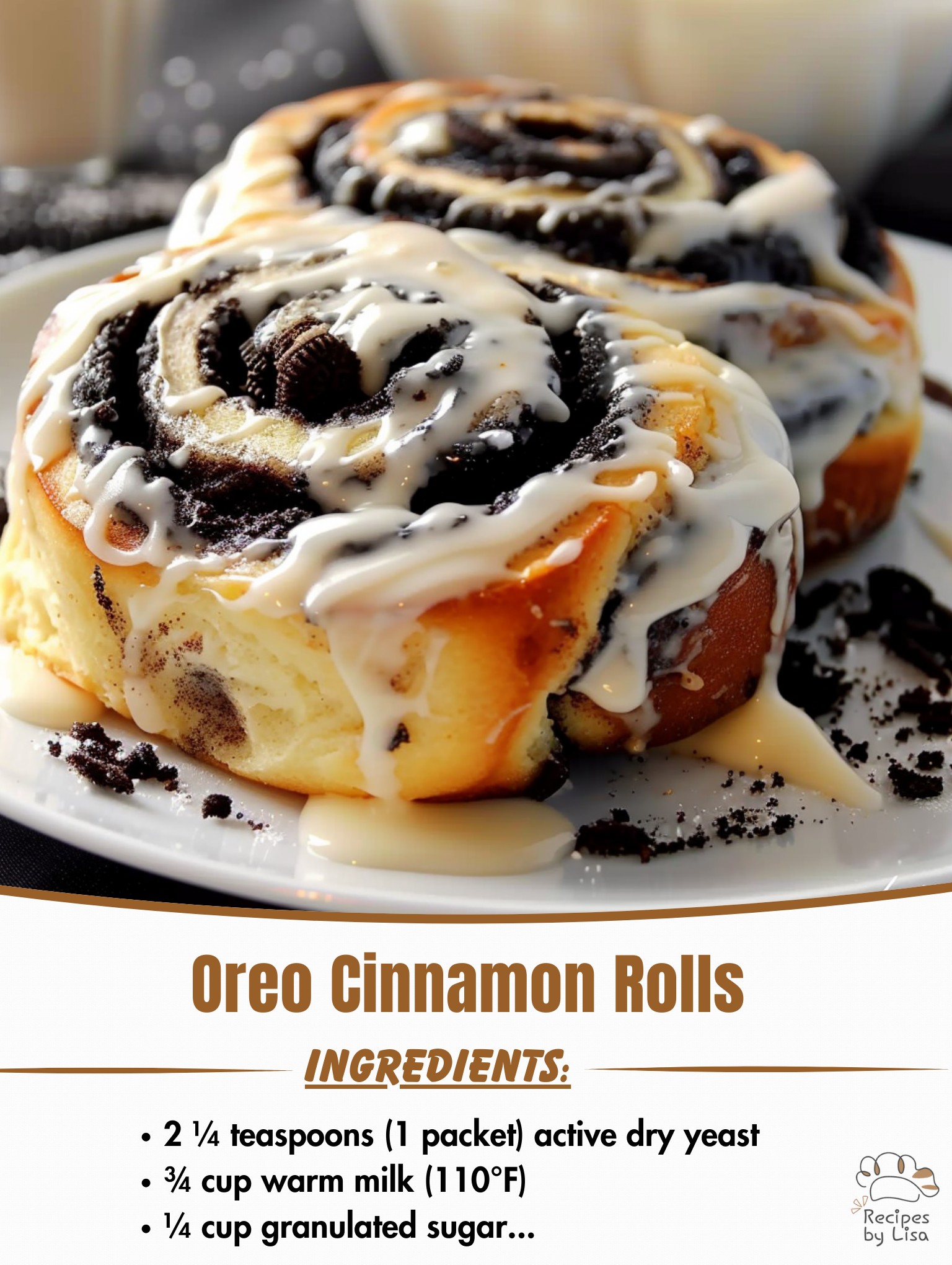 Oreo Cinnamon Rolls 