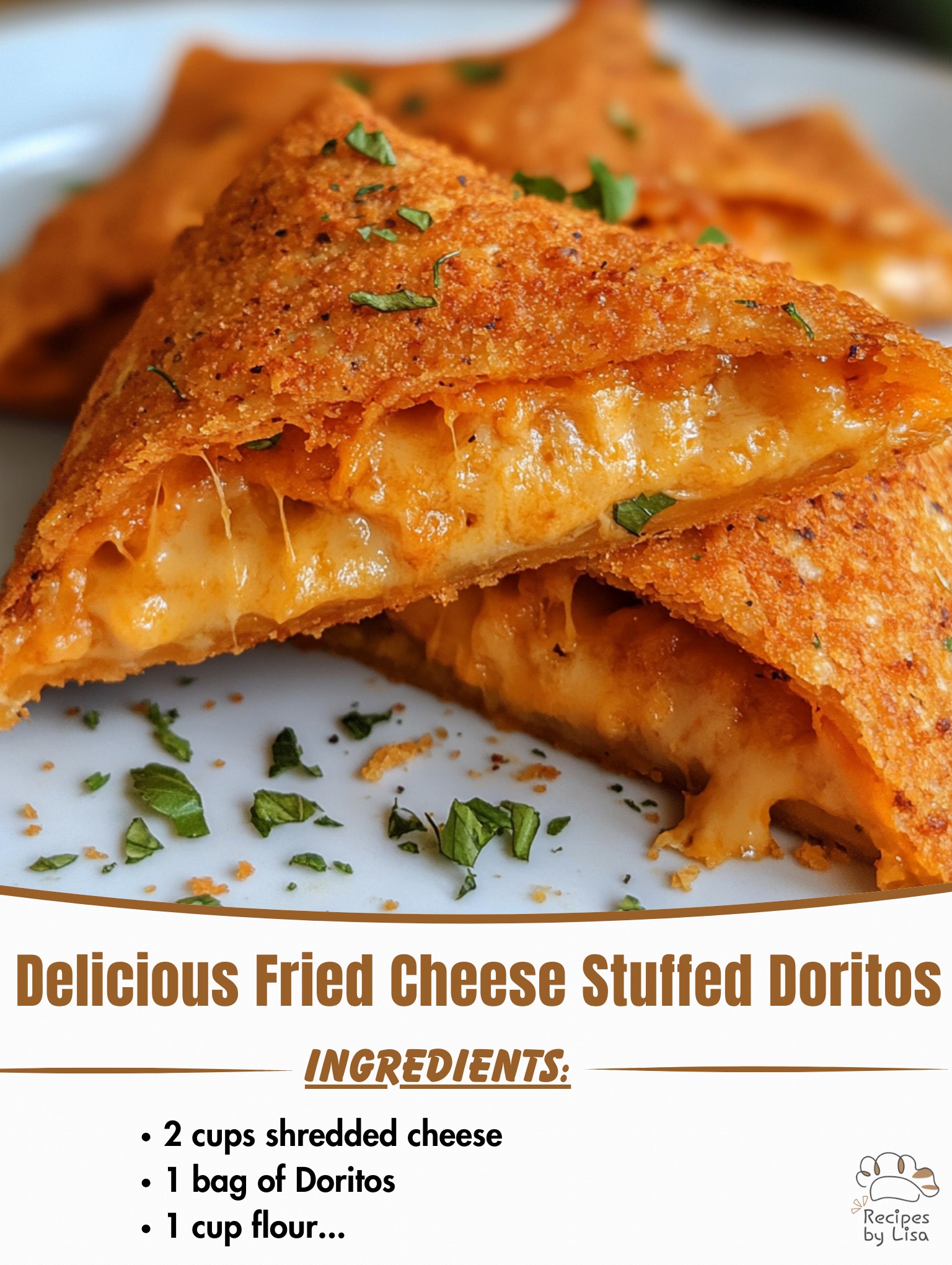 Delicious Fried Cheese Stuffed Doritos 