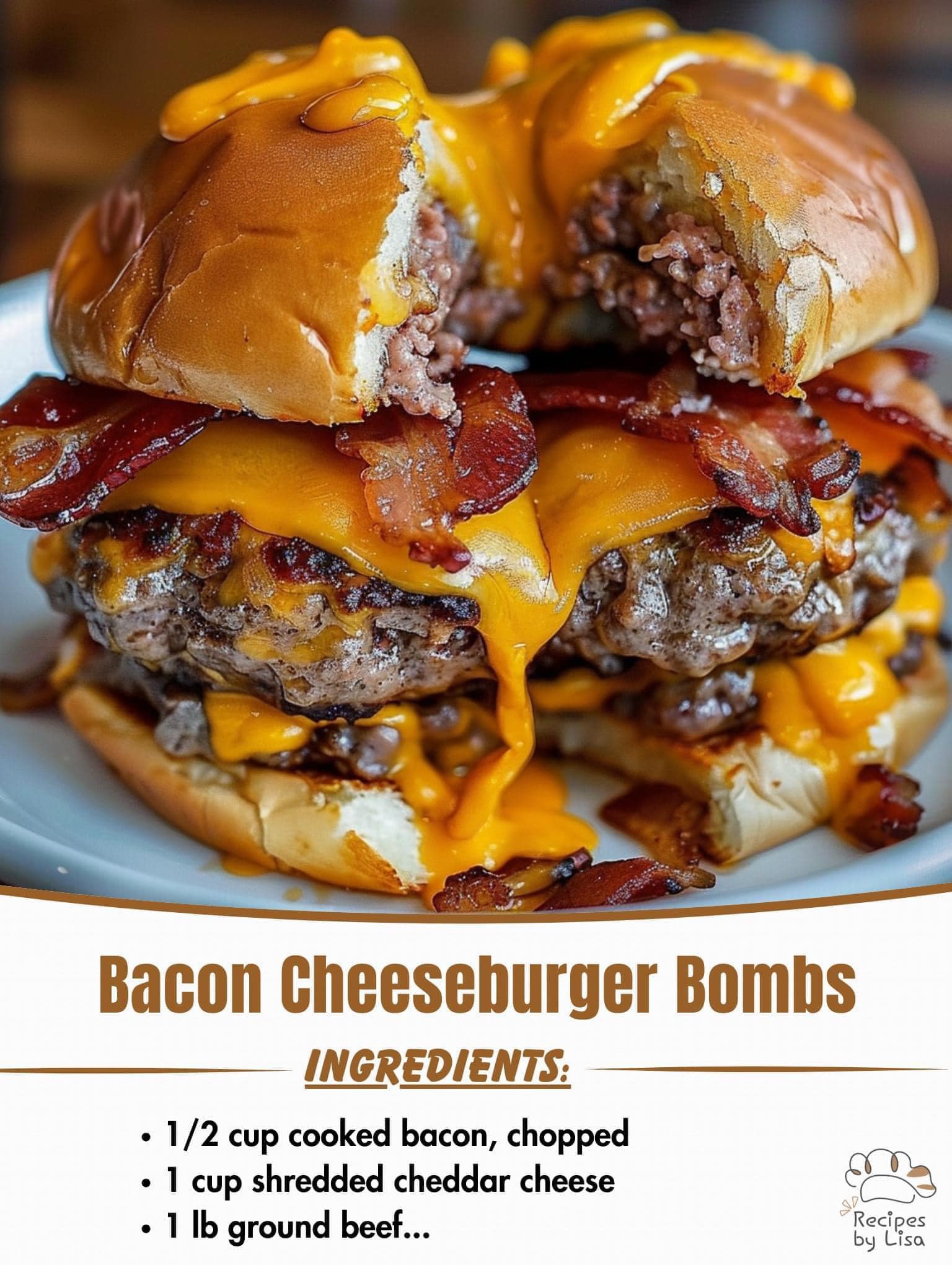 Bacon Cheeseburger Bombs