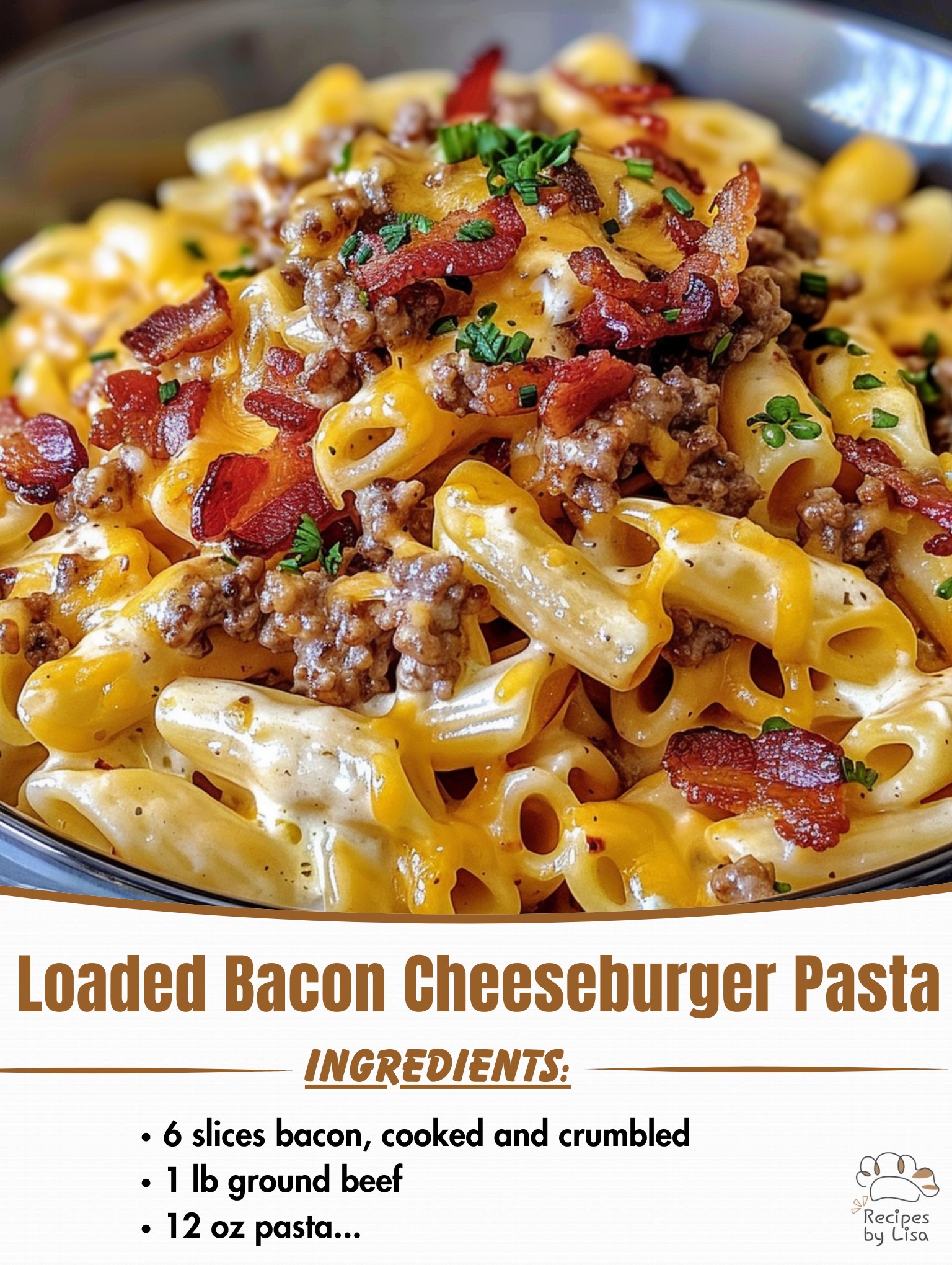 Loaded Bacon Cheeseburger Pasta – A Comfort Food Dream!