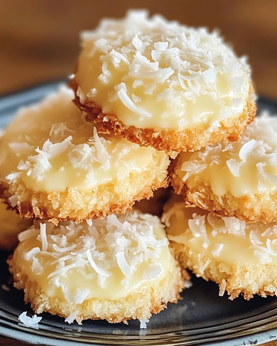 Lemon Coconut Cheesecake Cookies 