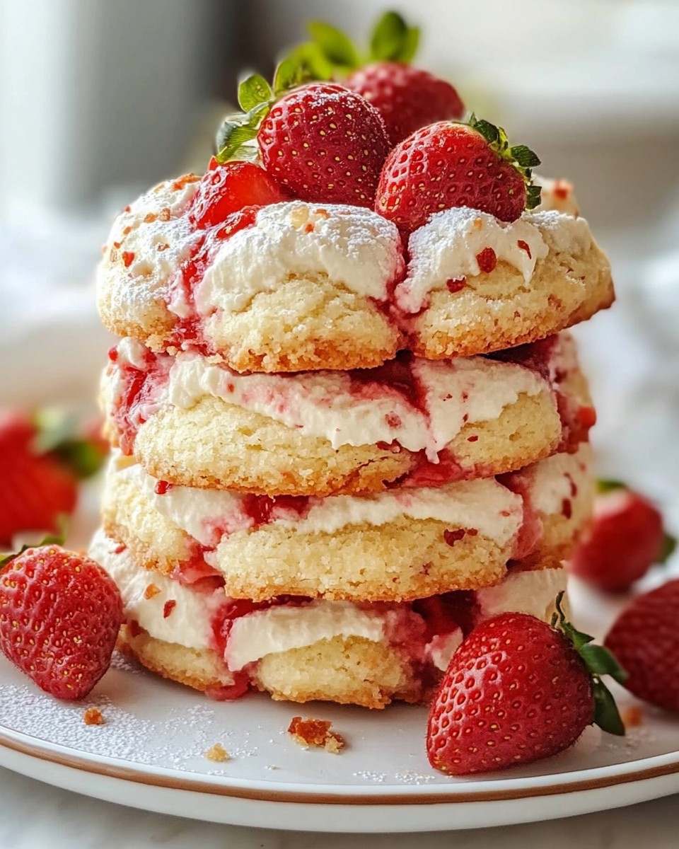 Strawberry Shortcake Cookies