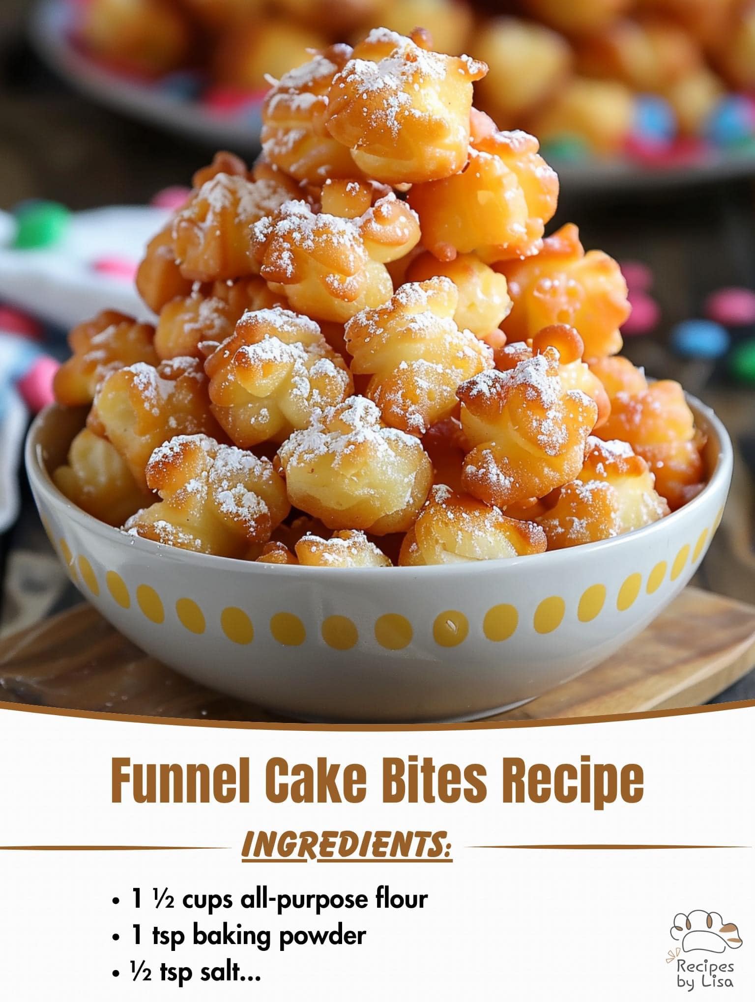 Funnel Cake Bites