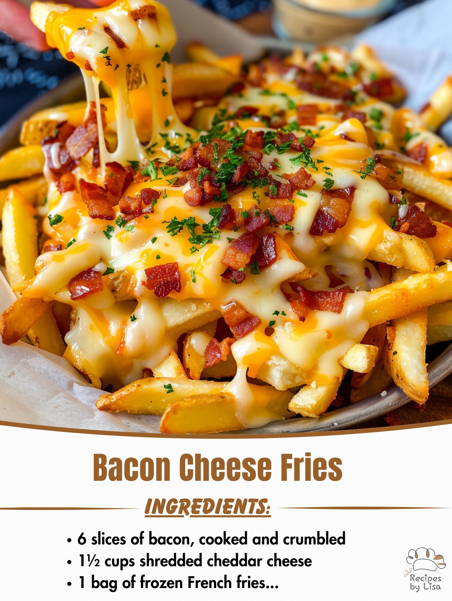 Bacon Cheese Fries – Crispy, Cheesy, and Bacon-y Bliss