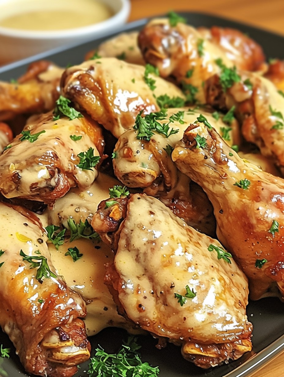 Decadent Alfredo-Style Chicken Wings