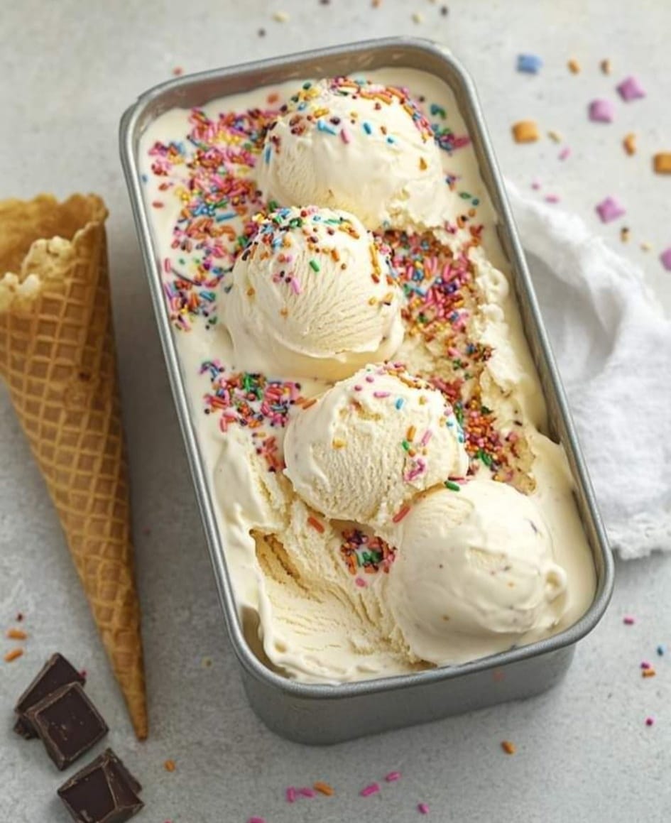 Mary Berry Condensed Milk Ice Cream Birthday