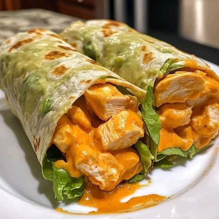 Buffalo Ranch Chicken Wraps