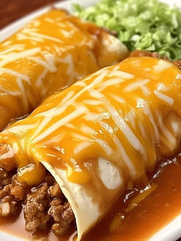 Beef and Cheese Chimichangas