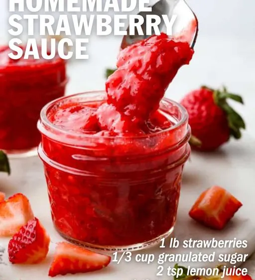 Homemade Strawberry Sauce