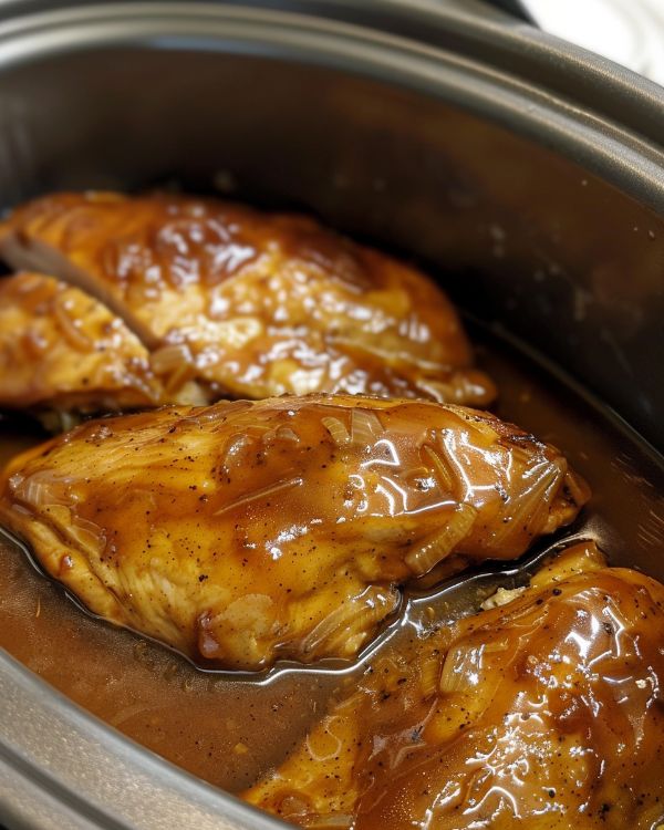 Slow Cooker 3-Ingredient Brown Sugar Italian Chicken