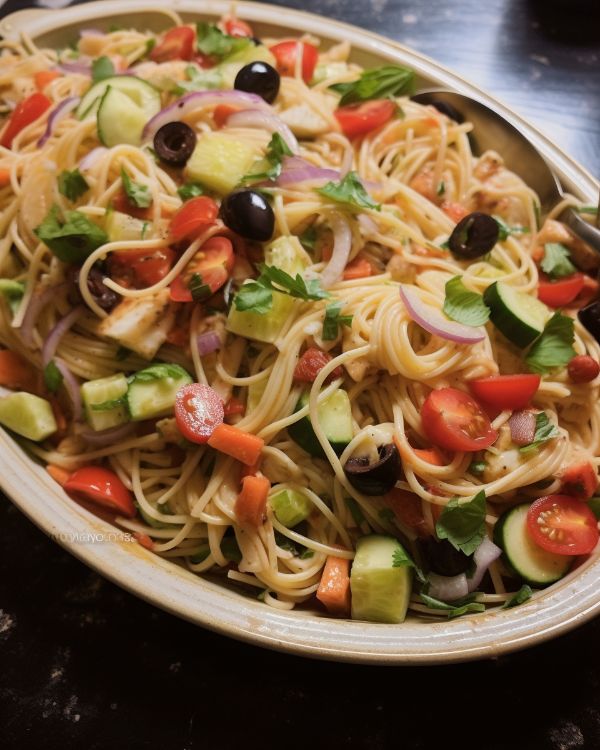 California Spaghetti Salad Recipe