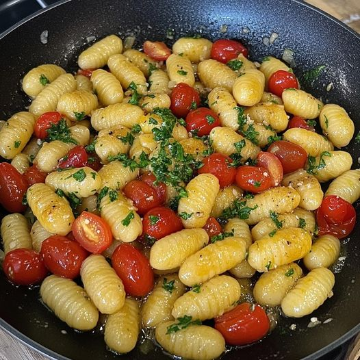 Gnocchi with Cherry Tomatoes