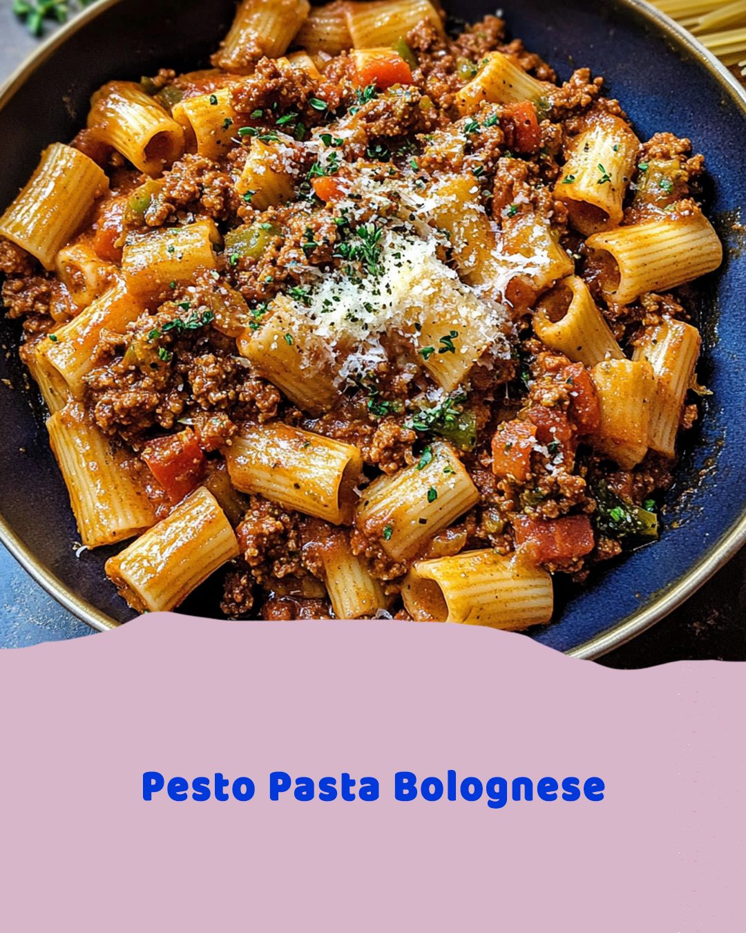 Pesto Pasta Bolognese