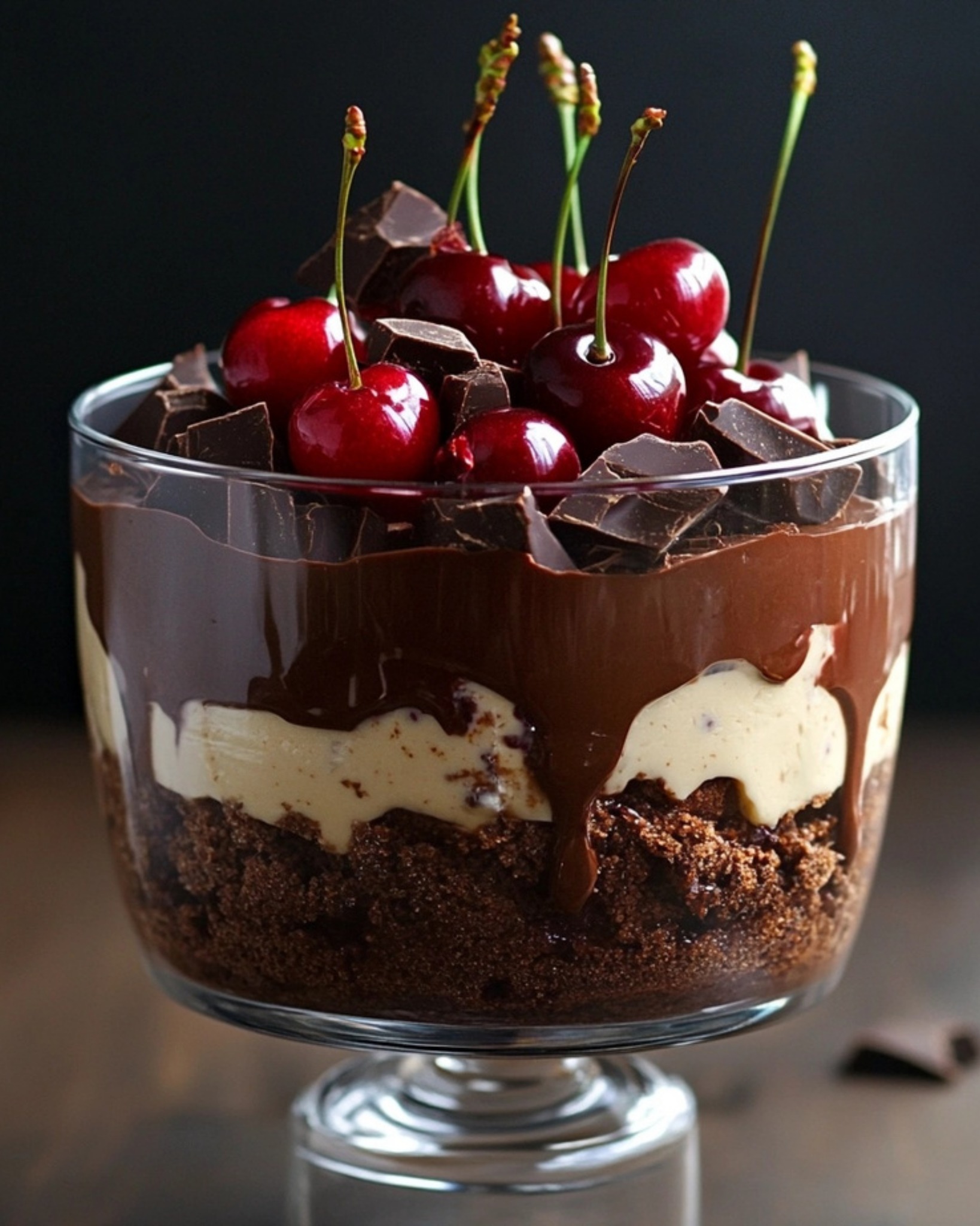  Chocolate and Cherry Trifle 