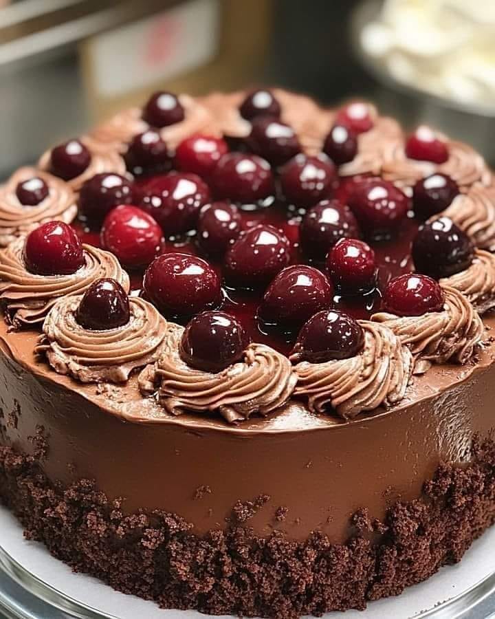 Elegant Chocolate Forest Cake 