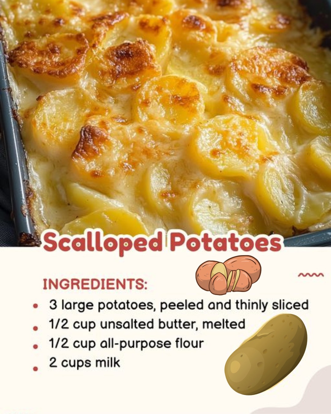 Scalloped Potatoes – Don’t LOSE this Recipe 