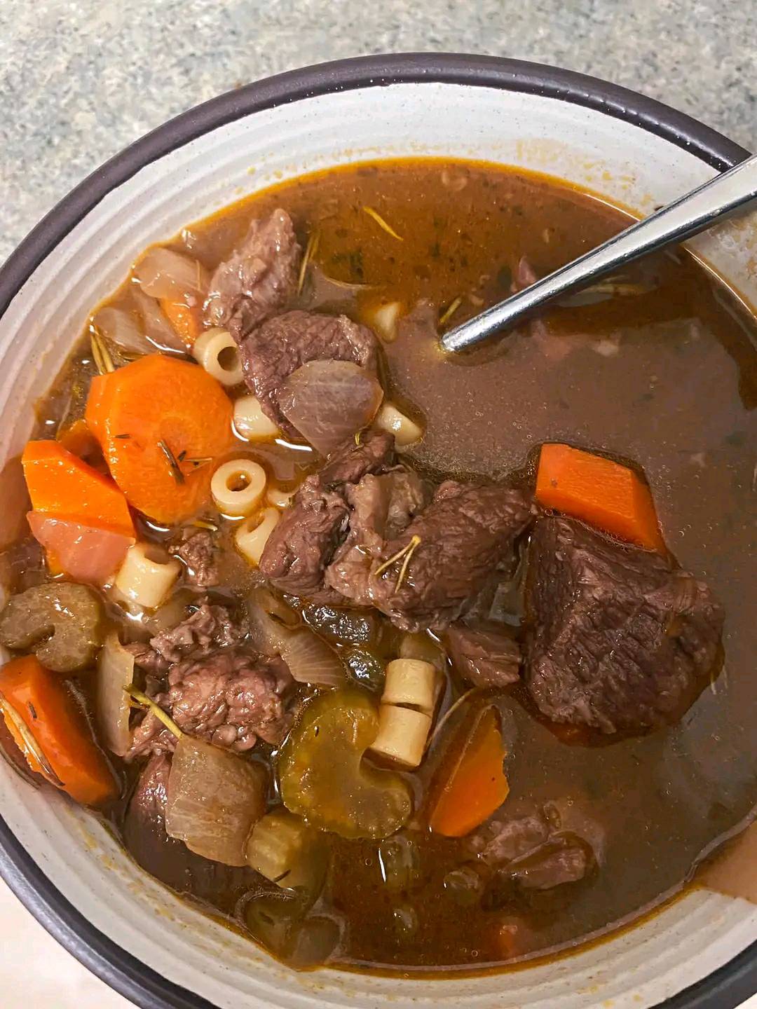 I’m not sure if this recipe actually exists somewhere and has a proper name, it’s mine and my boyfriends favorite! He calls it “pilgrim soup” because we think people in midevil ages probably ate this