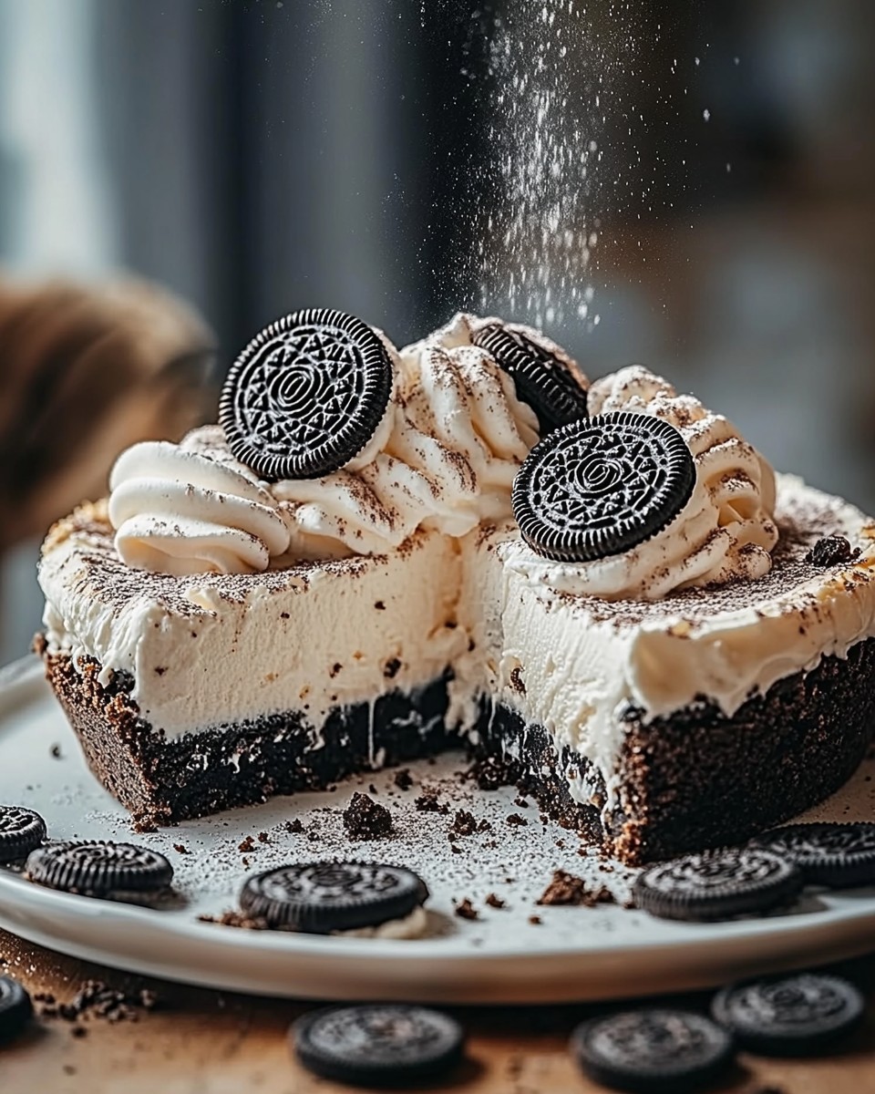 Decadent Oreo Cookies & Cream Pie