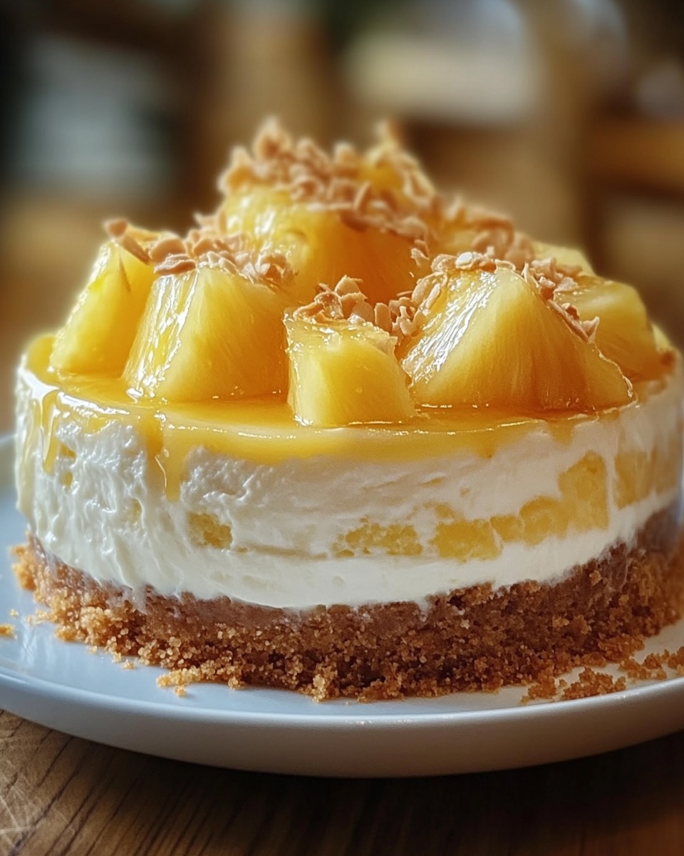 Pineapple Heaven Cheesecake