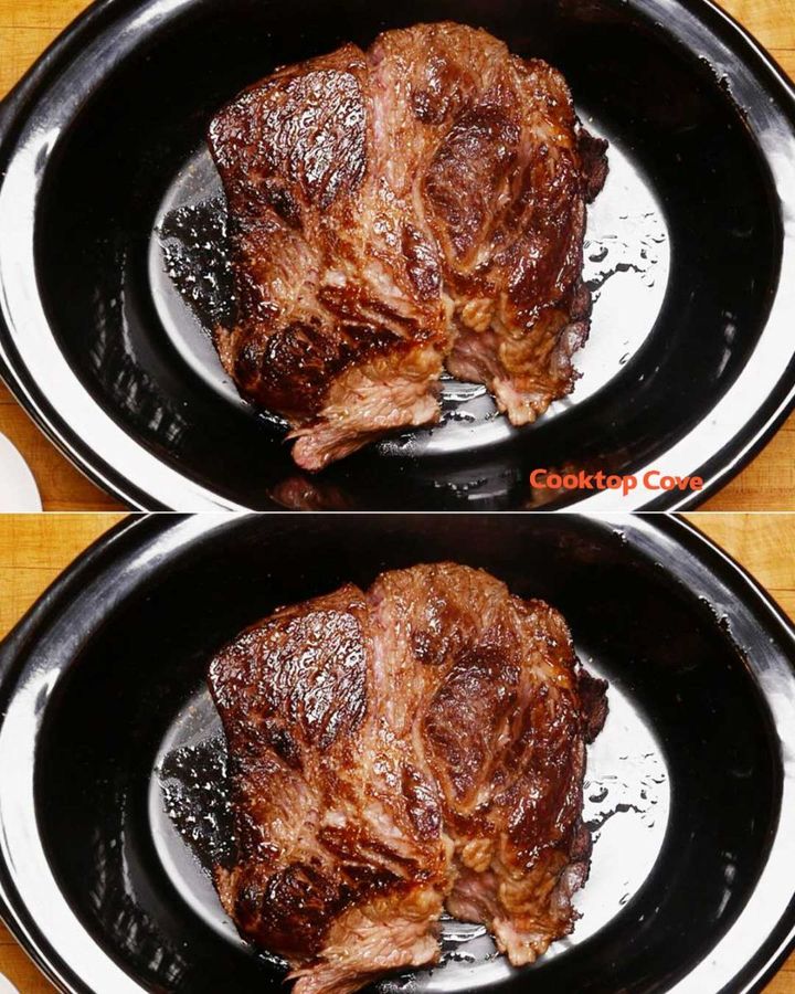 This slow cooker Amish pot roast will make your taste buds sing