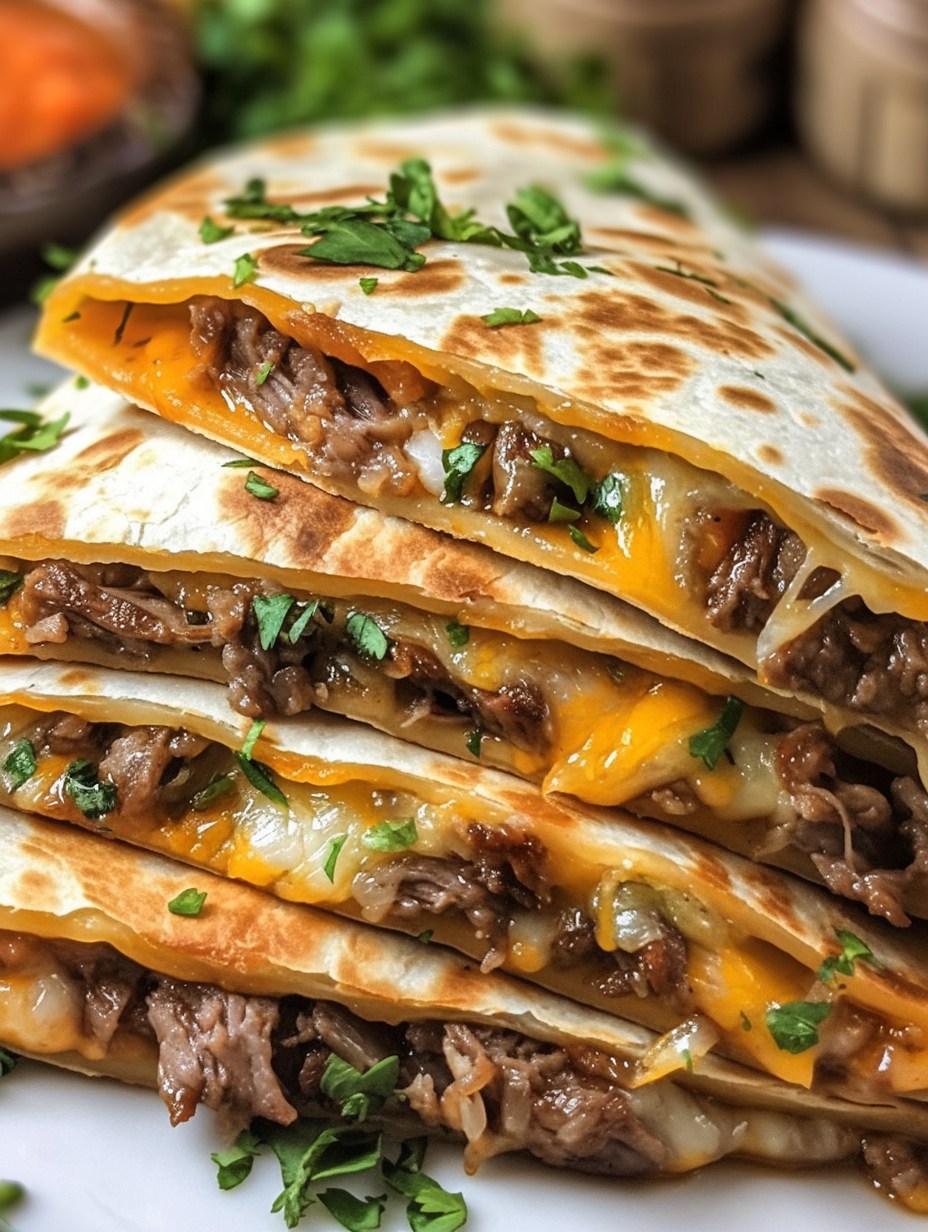 Philly Cheesesteak Quesadillas