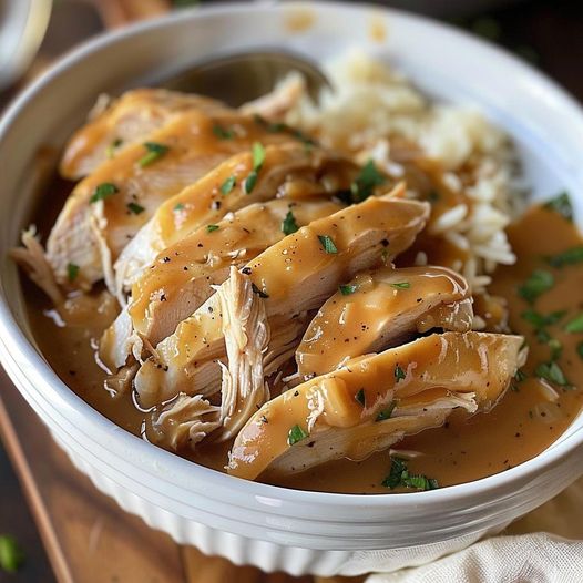 Crockpot Chicken with Gravy