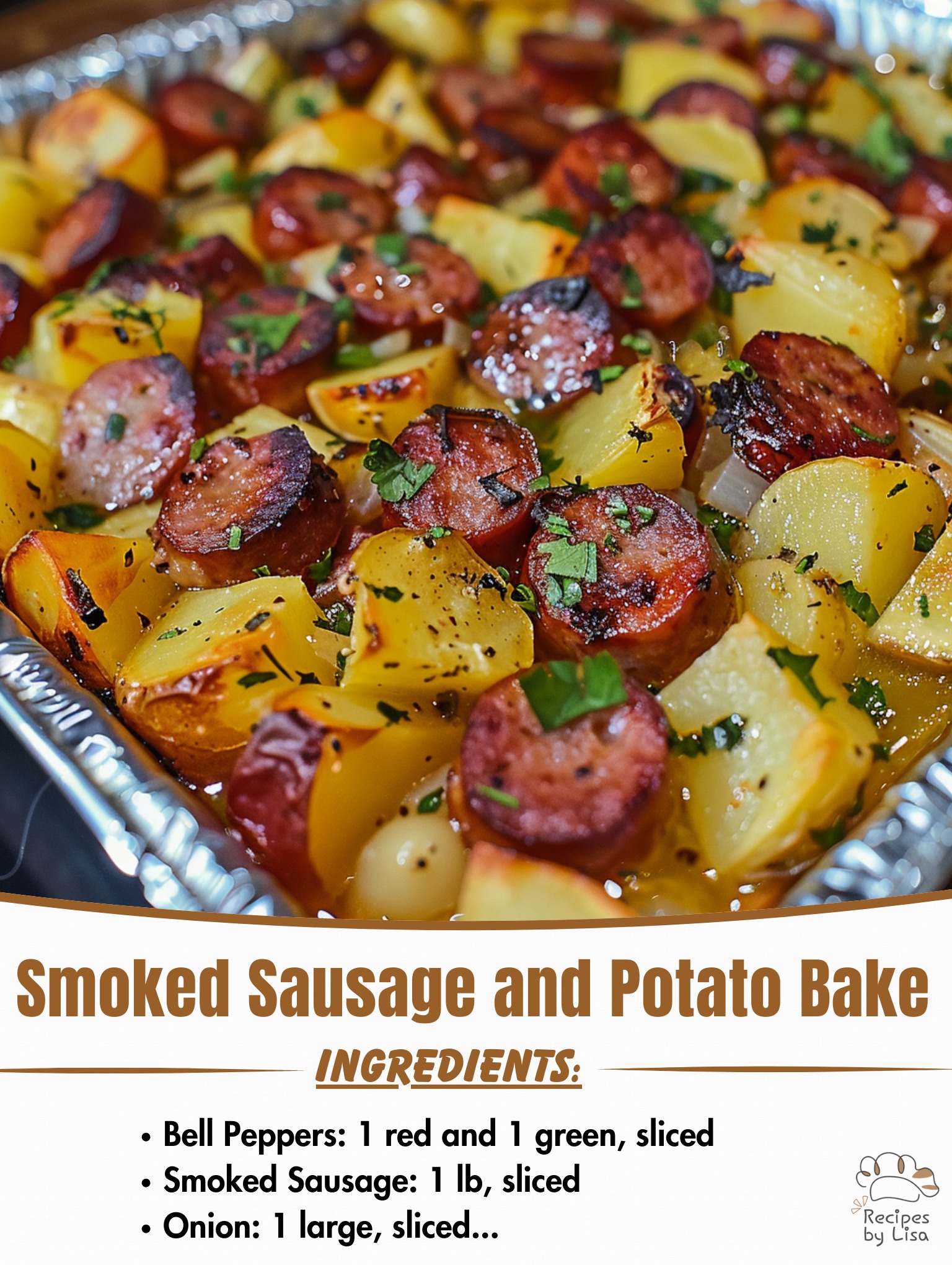 Smoked Sausage and Potato Bake 