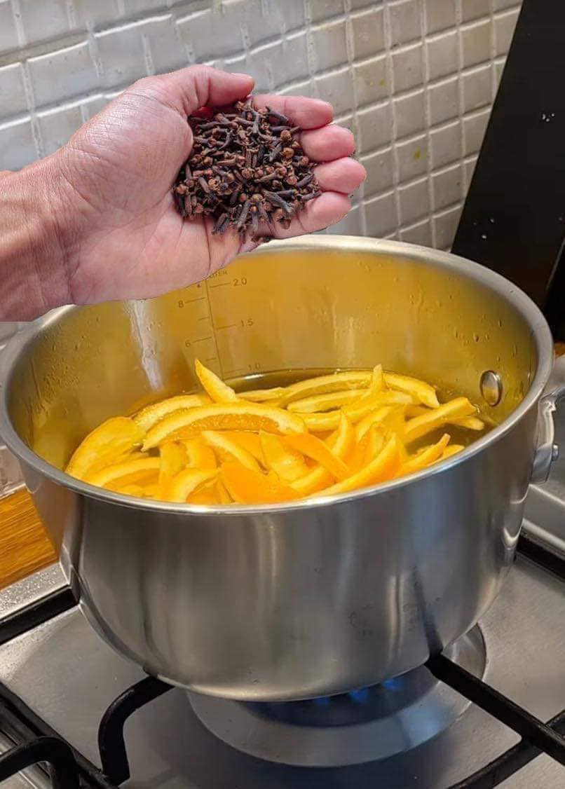 Boiling orange peels with cloves: A Traditional Practice from Our Grandmothers