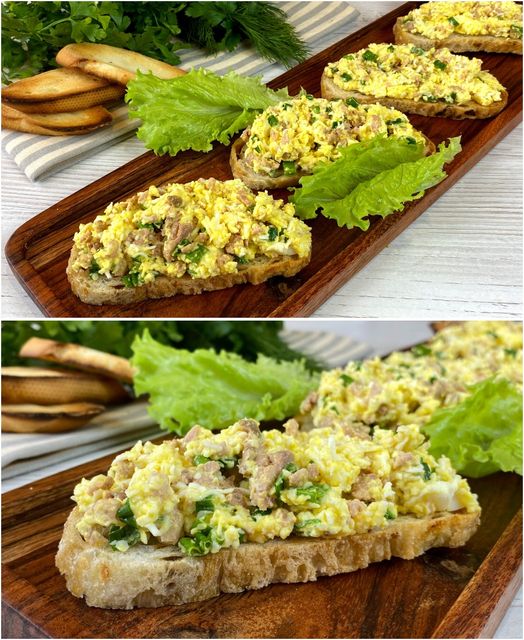 I don’t have time to serve sandwiches with such a spread, they are very tasty, and they are prepared simply and quickly