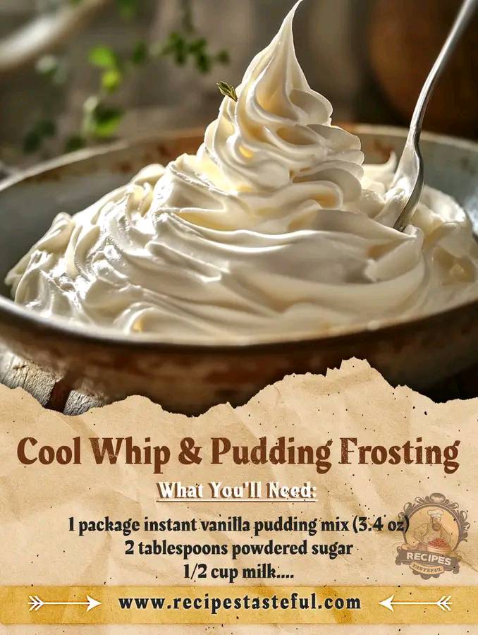  Cool Whip and Pudding Frosting – Light, Fluffy, and Delicious! 