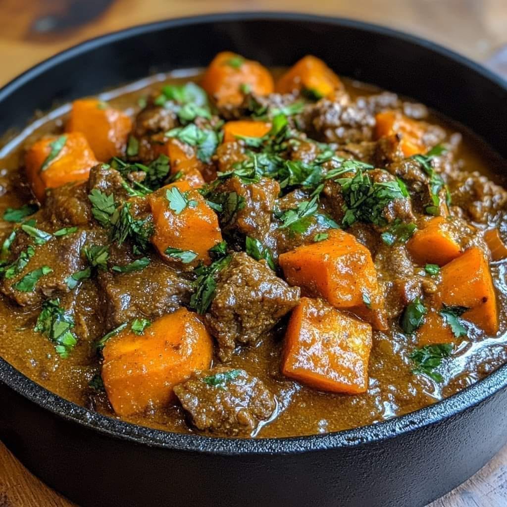 Beef Curry with Sweet Potatoes