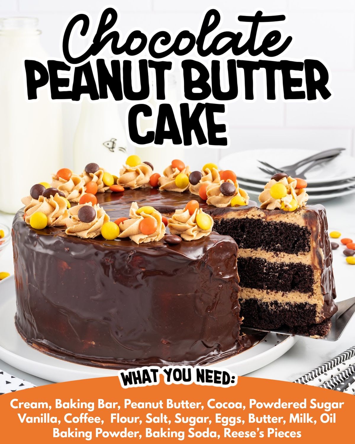 Chocolate Peanut Butter Cake