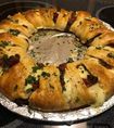 Bacon Brie Cresent Wreath