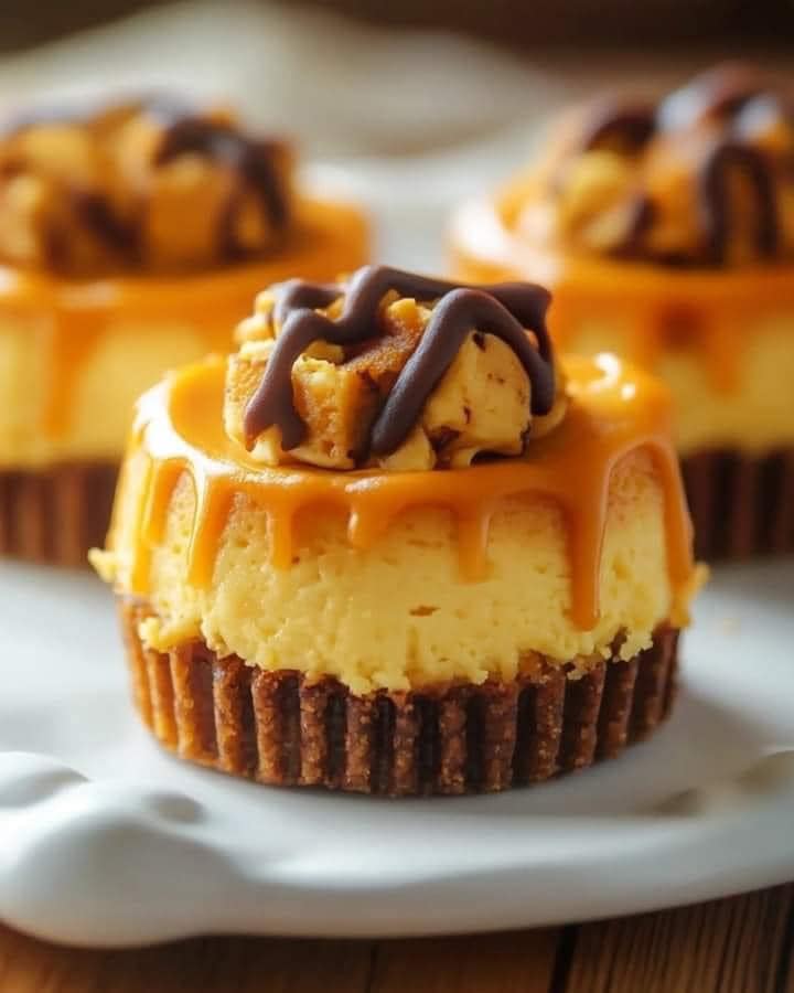  Mini Pumpkin Cheesecakes 