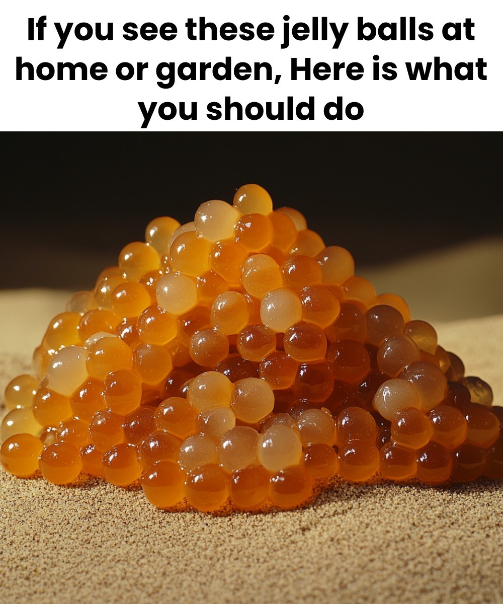 Here is what you should do If you see these jelly balls at home or garden