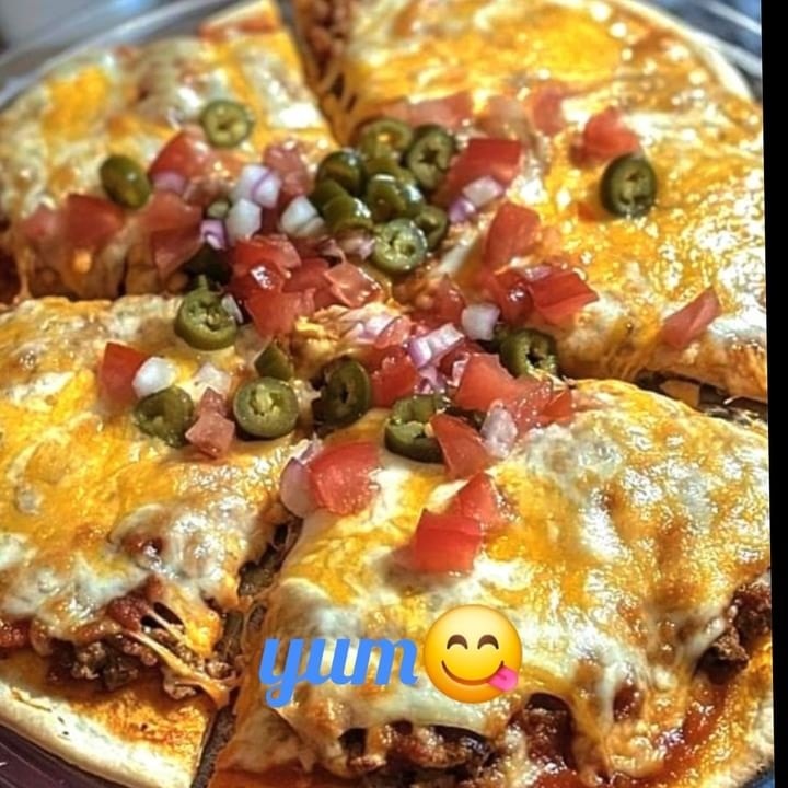 Homenade Mexican Pizza