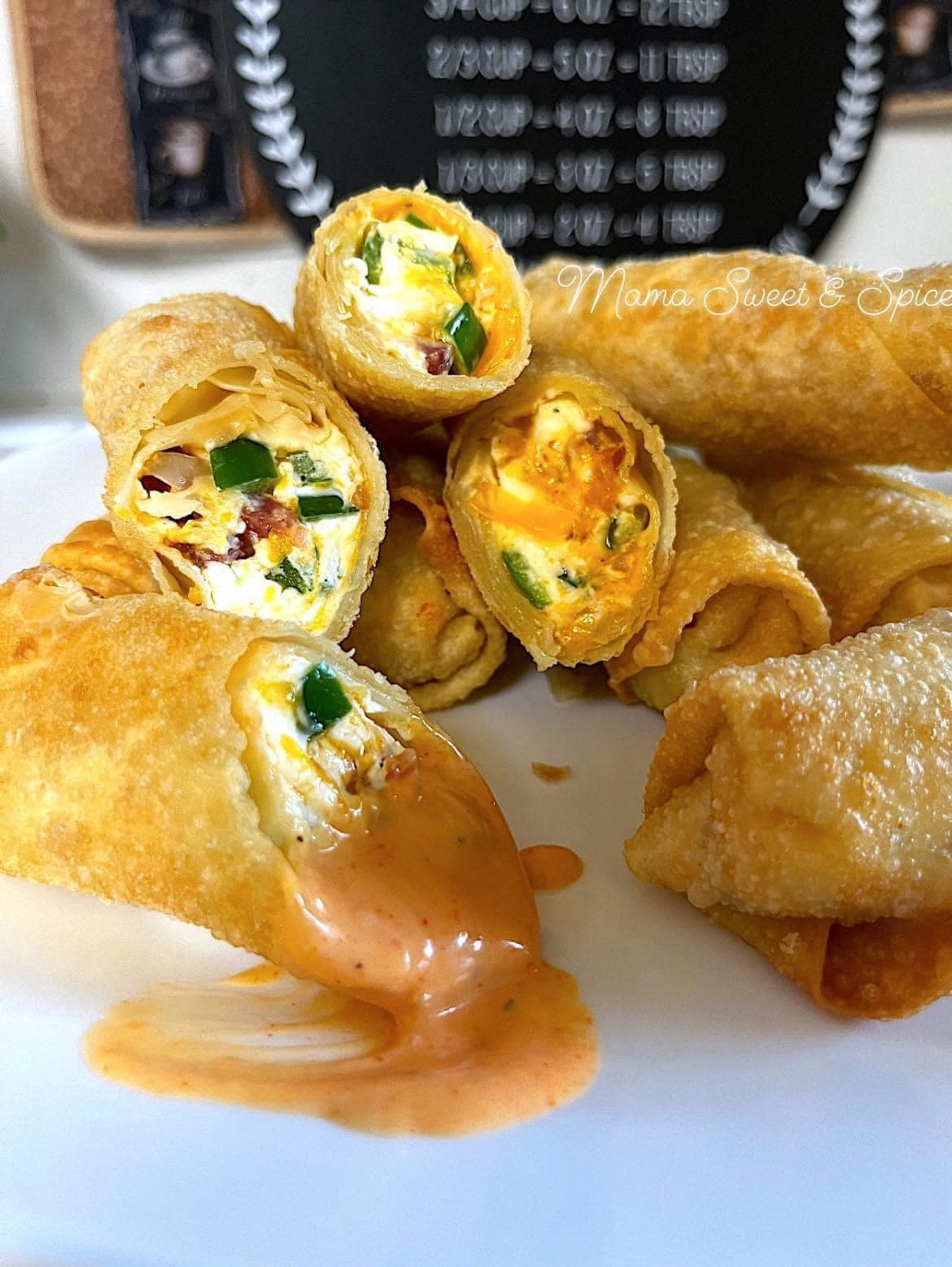 Crispy Jalapeño Poppers Egg rolls