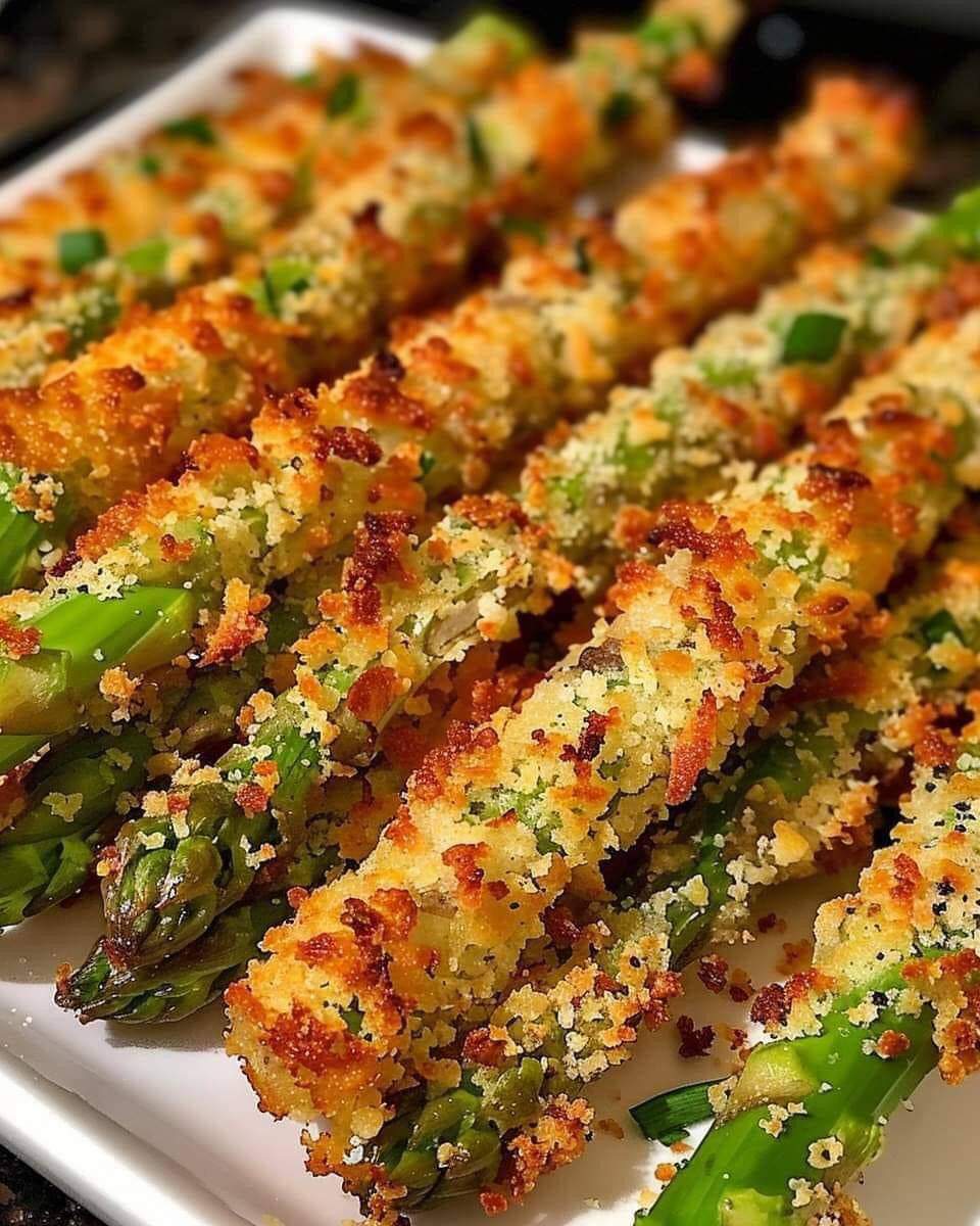 Crispy Parmesan Asparagus Sticks