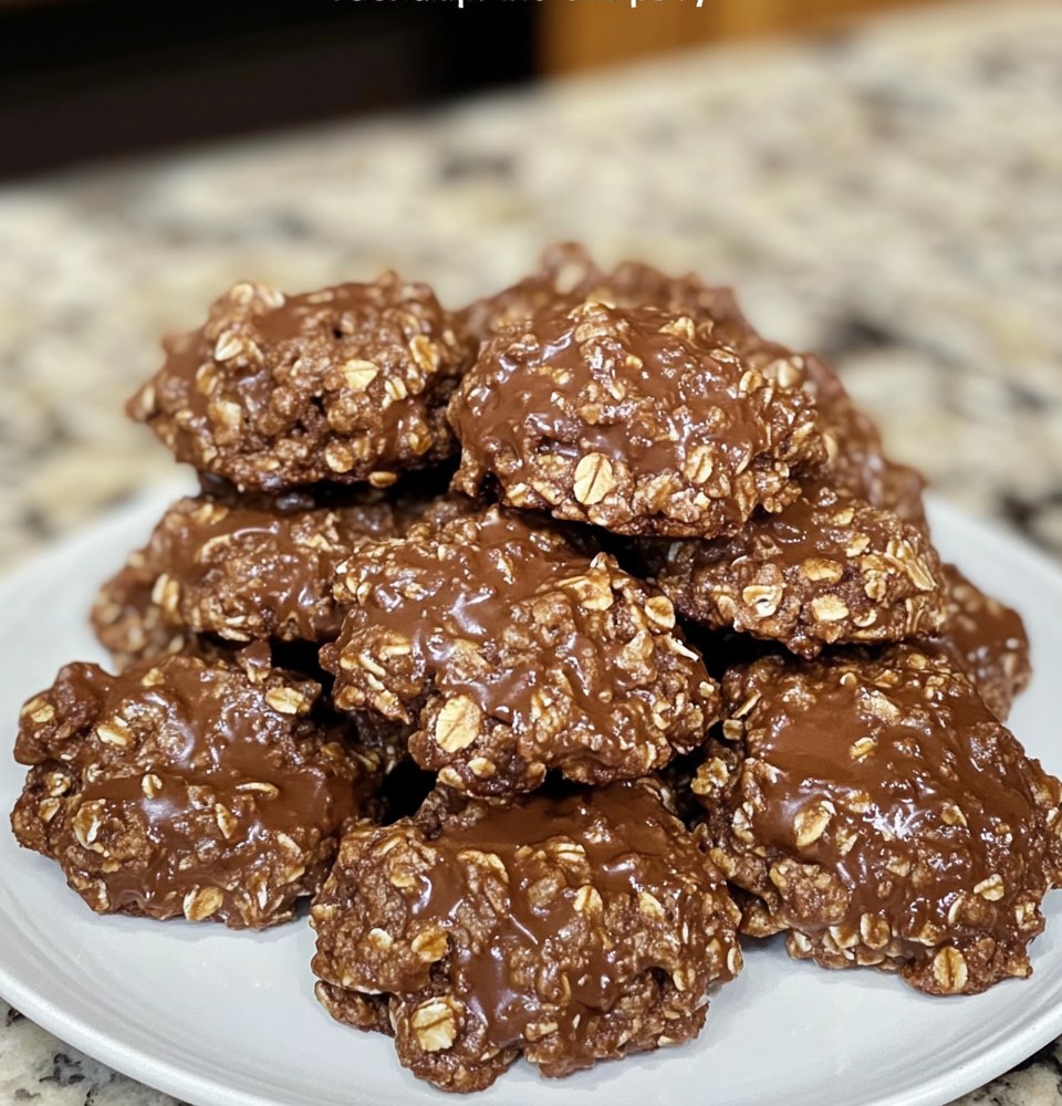 Chocolate Oatmeal No Bake Cookies