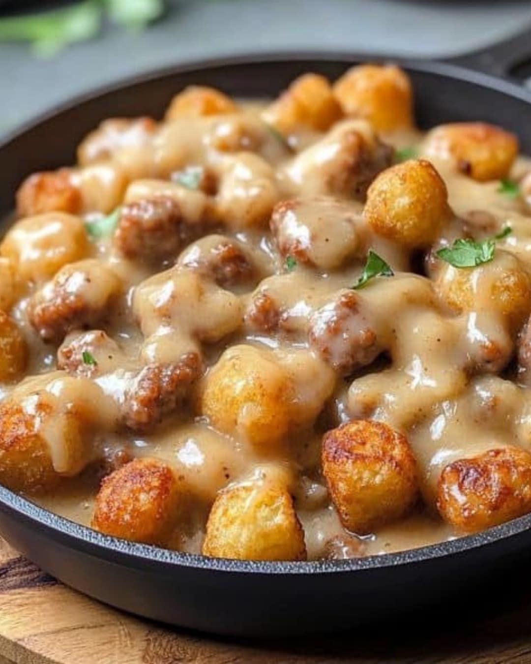 Tater Tot Sausage Breakfast Bowl