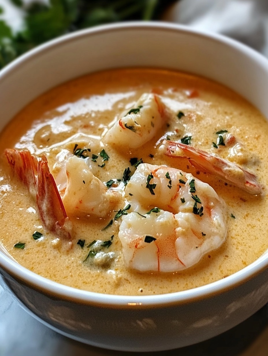 Rich Seafood Soup with Crab and Shrimp